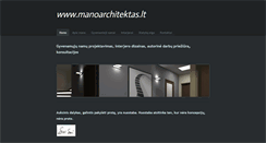 Desktop Screenshot of manoarchitektas.lt