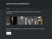 Tablet Screenshot of manoarchitektas.lt